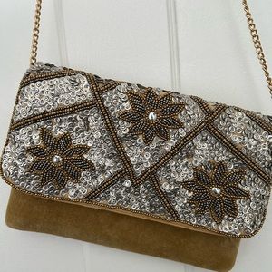 Sparkly cross body bag